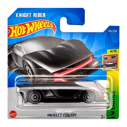 Машинка Базова Hot Wheels Knight Rider HW K.I.T.T. Concept Exotics 1:64 HCR98 Black - Retromagaz