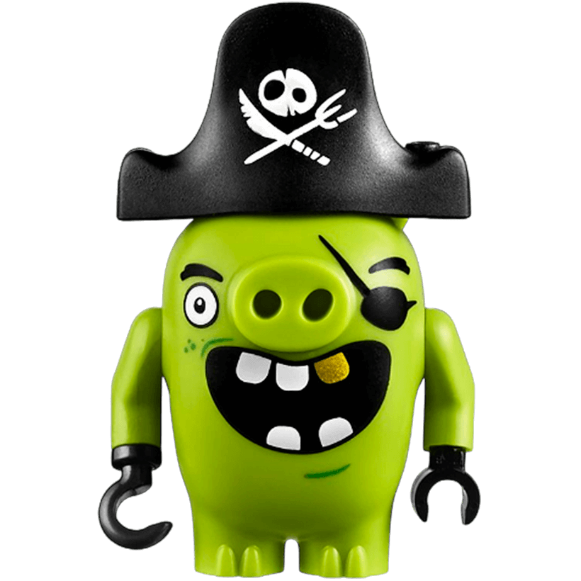 Фигурка Lego Angry Birds Pirate Pig Cartoons ang014 Б/У - Retromagaz