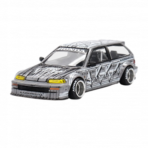 Машинка Premium Kaido House x MiNI GT Honda Civic (EF) Kaido Manga V1 1:64 KHMG260-CH Grey - Retromagaz
