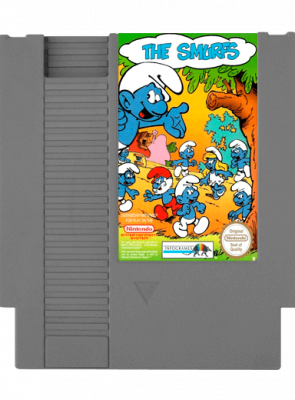 Игра Nintendo NES The Smurfs Europe Английская Версия Только Картридж Б/У Хороший