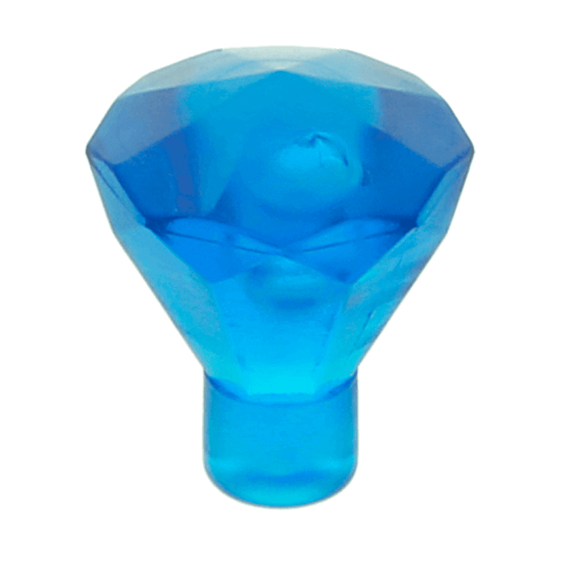 Скала 10шт Lego Драгоценность Jewel 24 Facet 1 x 1 30153 28556 4119483 6247793 Trans-Dark Blue Б/У - Retromagaz
