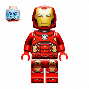 Фігурка Lego Iron Man with Silver Hexagon Super Heroes Marvel sh649 1 Новий - Retromagaz