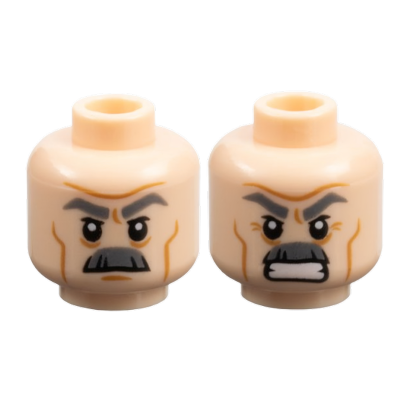 Голова Lego Dual Sided Eyebrows J. Jonah Jameson Marvel 3626cpb0929 sh0054 6015969 Light Nougat Новый - Retromagaz