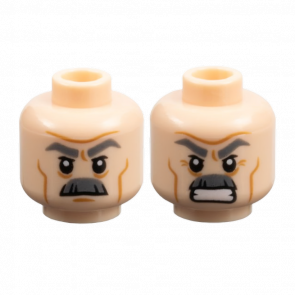 Голова Lego Dual Sided Eyebrows J. Jonah Jameson Marvel 3626cpb0929 sh0054 6015969 Light Nougat Новий