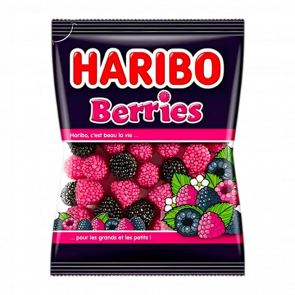 Цукерки Жувальні Haribo Berries Ягідні 175g - Retromagaz