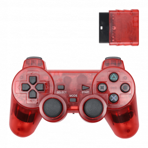 Геймпад Беспроводной RMC PlayStation 2 Red Новый - Retromagaz