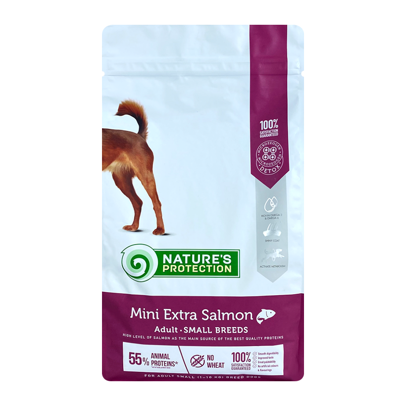 Сухой Корм Nature's Protection для Собак Nature's Protection Mini Extra Лосось 2kg - Retromagaz