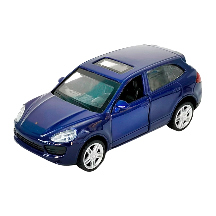 Машинка Автопром Porsche Porsche Cayenne S 1:43 Blue - Retromagaz