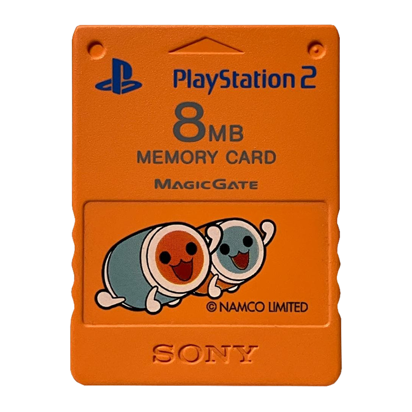 Карта Памяти Sony PlayStation 2 SCPH-10020 Taiko no Tatsujin Limited Edition 8MB Orange Б/У - Retromagaz