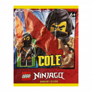 Конструктор 1шт Lego Фигурка Cole Ninjago 892512 Новый - Retromagaz