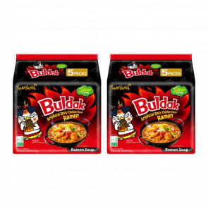 Набір Локшина Samyang 10шт Buldak Hot Chicken Flavor Ramen Stew Type Гостра 145g Набір Локшина Samyang 10шт Buldak Hot Chicken Flavor Ramen Stew Type Гостра 145g - Retromagaz