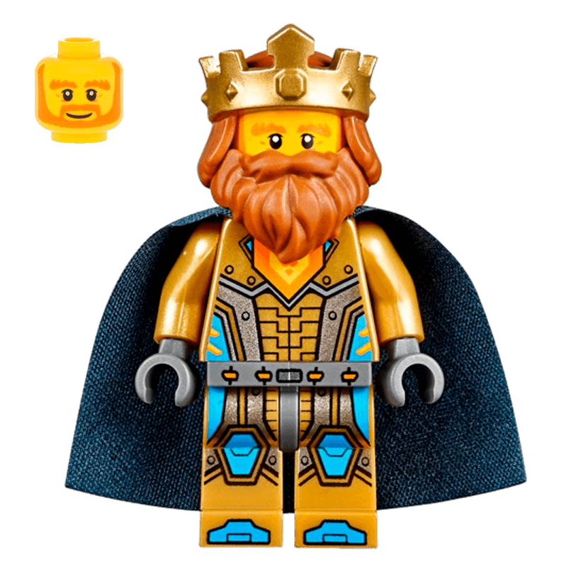 Фигурка Lego Denizens of Knighton King Halbert Nexo Knights nex014 70327 Б/У - Retromagaz