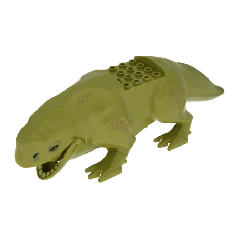 Фігурка Lego Земля Dewback Claws and Short Tail Pattern 1 Star Wars Animals 16875pb01c01 75052 Olive Green Б/У - Retromagaz