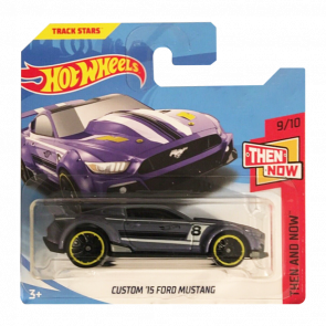 Машинка Базовая Hot Wheels Custom '15 Ford Mustang Then and Now 1:64 FJY69 Purple - Retromagaz