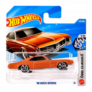 Машинка Базова Hot Wheels '66 Buick Riviera Modified 1:64 JJK55 Copper - Retromagaz