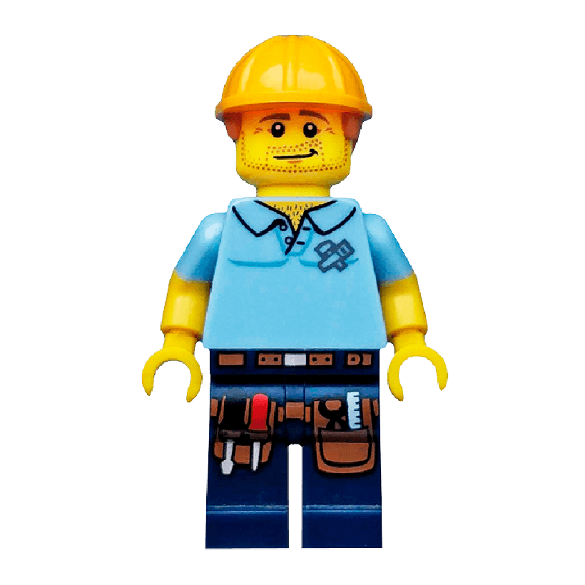 Фігурка Lego Series 13 Carpenter Collectible Minifigures col203 Б/У - Retromagaz