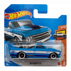 Машинка Базовая Hot Wheels '67 Chevy C10 Hot Trucks 1:64 GRY91 Blue