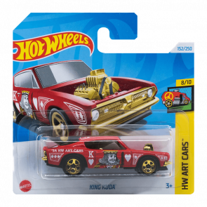 Машинка Базовая Hot Wheels King Kuda Art Cars 1:64 HTD73 Red - Retromagaz