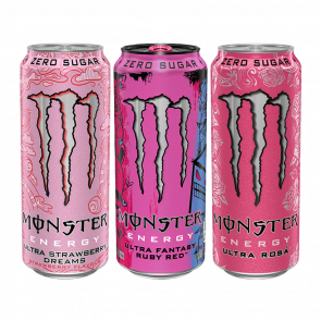 Набор Pink Energy (Напиток Энергетический Monster Energy Ruby Red Zero Sugar + Ultra Rosa Zero Sugar + Ultra Strawberry Dreams Zero Sugar) Набор Pink Energy (Напиток Энергетический Monster Energy Ruby Red Zero Sugar + Ultra Rosa Zero Sugar + Ultra Strawberry Dreams Zero Sugar) - Retromagaz