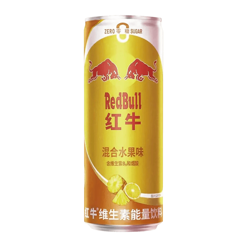 Напій Енергетичний Red Bull Азійський Mixed Fruit Zero Sugar 325ml - Retromagaz