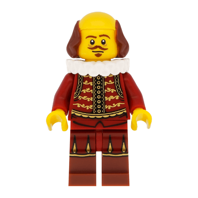 Фигурка Lego The Lego Movie William Shakespeare Cartoons tlm008 Б/У - Retromagaz