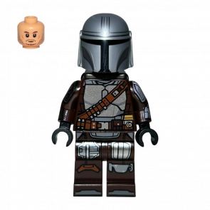 Фигурка Lego Другое The Mandalorian Din Djarin Mando Silver Beskar Armor Star Wars sw1519 75454 75447 Новый - Retromagaz