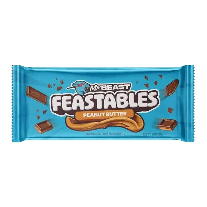 Батончик MrBeast Feastables Peanut Butter 35g - Retromagaz