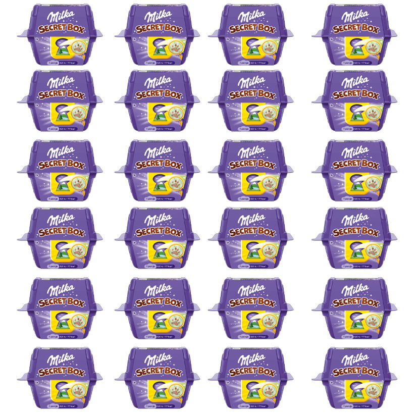 Набор Конфеты Milka 24шт Secret Box 14.4g - Retromagaz