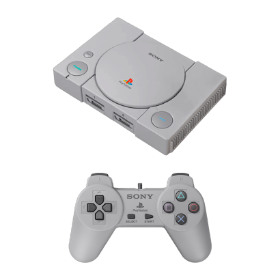 Набір Консоль Sony PlayStation 1 Classic Grey + 20 Вбудованих Ігор Б/У  + Геймпад Дротовий DualShock Набір Консоль Sony PlayStation 1 Classic Grey + 20 Вбудованих Ігор Б/У  + Геймпад Дротовий DualShock - Retromagaz