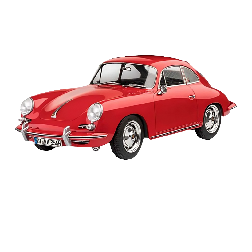 Машинка Bburago Porsche 1961 Porsche 356B 1:24 Red - Retromagaz