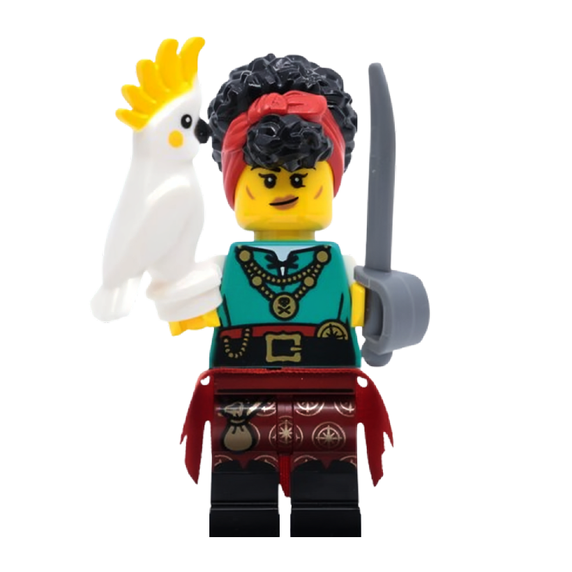 Фигурка Lego Series 27 Pirate Quartermaster Collectible Minifigures 71048 col458 col27-10 Новый - Retromagaz