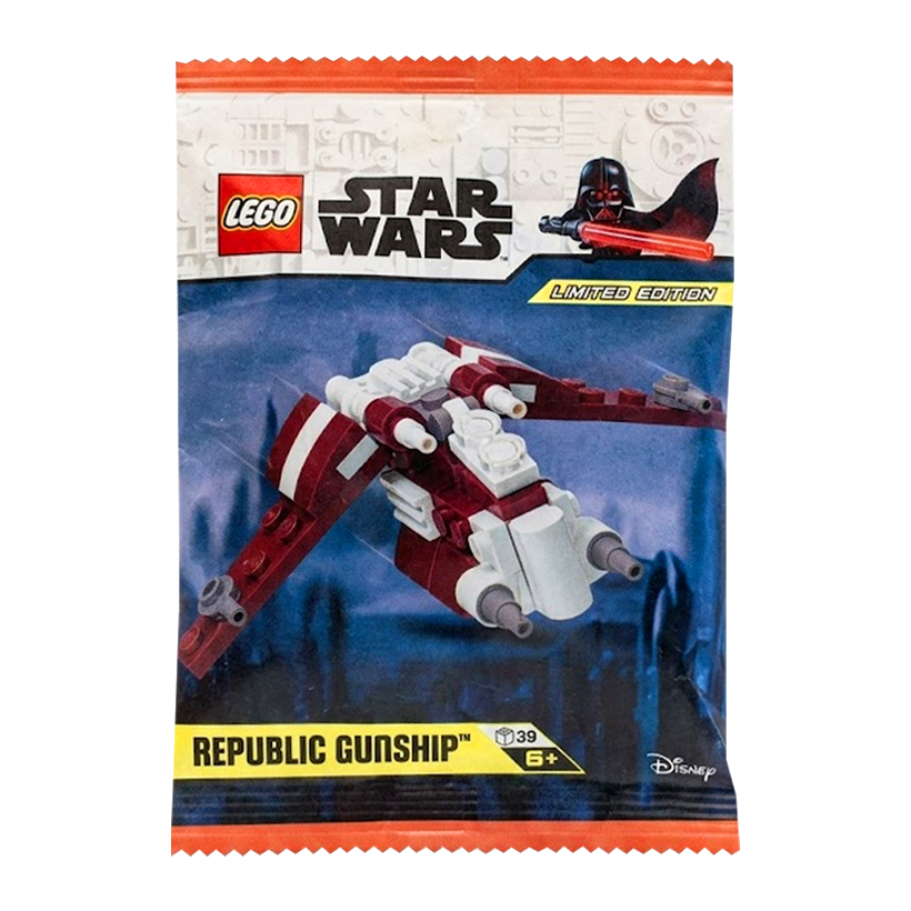 Конструктор Lego Republic Gunship Paper Bag Star Wars L0002236 Новий - Retromagaz