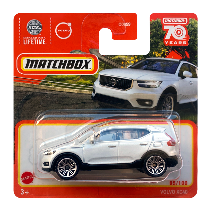 Машинка Велике Місто Matchbox Volvo XC40 Highway 1:64 HLC55 White - Retromagaz