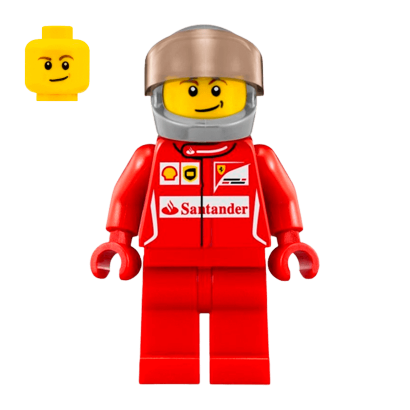 Фігурка Lego Ferrari Race Car Driver 3 Інше Speed Champions sc012 Б/У - Retromagaz