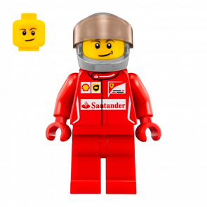Фигурка Lego Ferrari Race Car Driver 3 Другое Speed Champions sc012 Б/У - Retromagaz