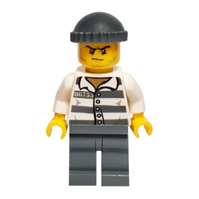 Фігурка Lego City Police 973pb1557 Prisoner 86753 cty0480 Б/У Нормальний - Retromagaz