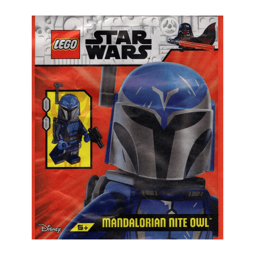 Конструктор Lego Фігурка Mandalorian Nite Owl Paper Bag Star Wars 912501 sw1344 Новый - Retromagaz