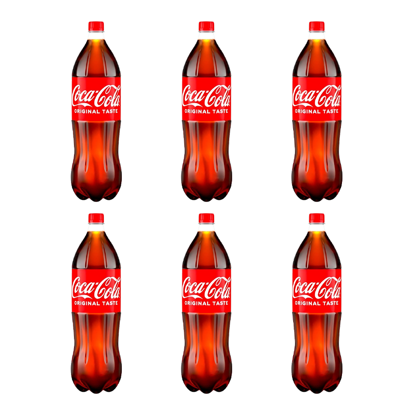 Набор Напиток Coca-Cola 6шт Original Taste 1.75L - Retromagaz