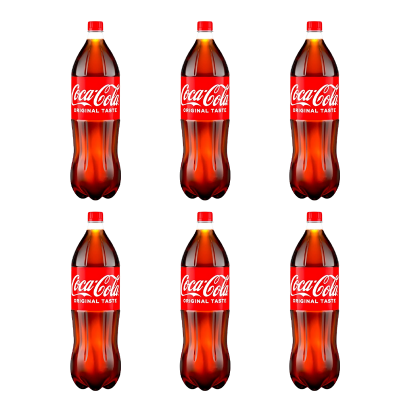 Набір Напій Coca-Cola Original Taste 1.75L 6шт - Retromagaz