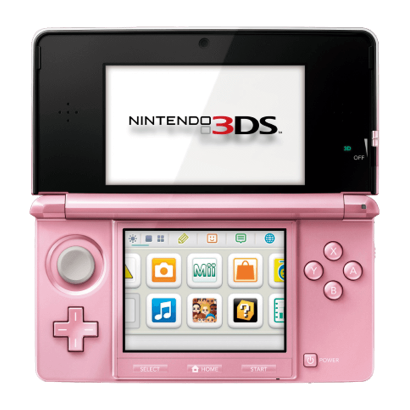 Консоль Nintendo 3DS Модифікована 32GB Pearl Pink + 10 Вбудованих Ігор Б/У - Retromagaz
