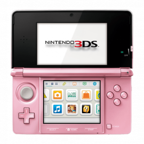 Консоль Nintendo 3DS Модифицированная 32GB Pearl Pink + 10 Встроенных Игр Б/У Хороший