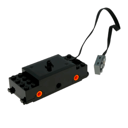 Электрика Lego Мотор 9V RC Train 87574c01 4584375 6124610 Black Б/У - Retromagaz