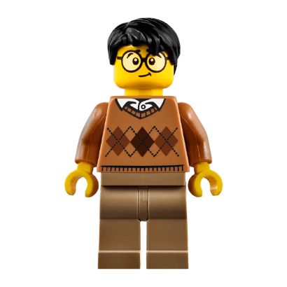 Фігурка Lego 973pb2342 Medium Nougat Argyle Sweater City People cty0902 Б/У - Retromagaz