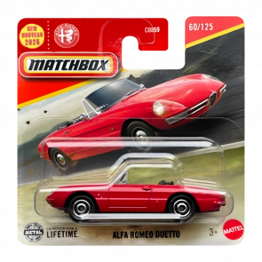Машинка Велике Місто Matchbox Alfa Romeo Duetto 1:64 JBR60 Red - Retromagaz