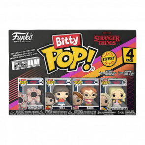 Пак Фигурок FUNKO POP! Bitty Pop! Stranger Things 4 Фигурки Демогоргон Eleven with Waffles 23mm 83661 - Retromagaz