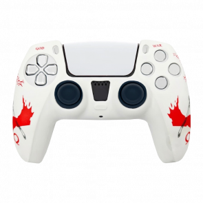 Чехол Силиконовый RMC PlayStation 5 God of War Red White Новый - Retromagaz