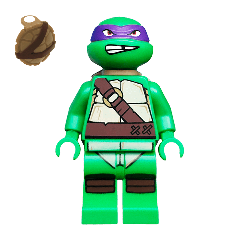 Фигурка Lego Teenage Mutant Ninja Turtles Donatello Gritted Teeth Cartoons tnt017 79105 Б/У - Retromagaz