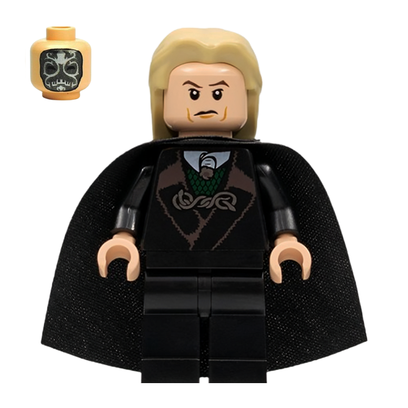 Фигурка Lego Harry Potter Lucius Malfoy Light Nougat Films hp104 Б/У - Retromagaz