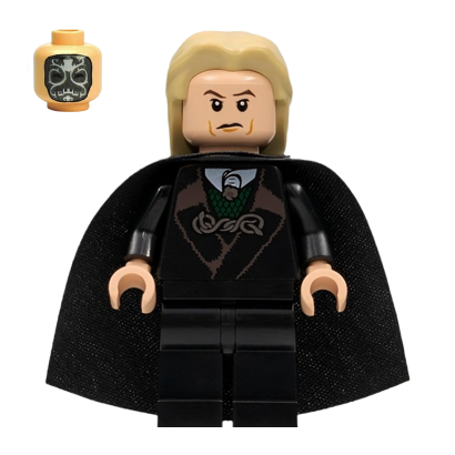 Фігурка Lego Harry Potter Lucius Malfoy Light Nougat Films hp104 Б/У - Retromagaz