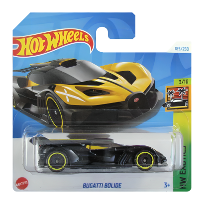 Машинка Базова Hot Wheels Bugatti Bolide Exotics 1:64 HTC22 Black - Retromagaz